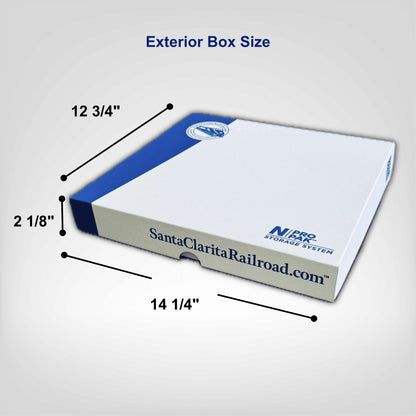 Pro Pak N Compact box exterior dimensions diagram